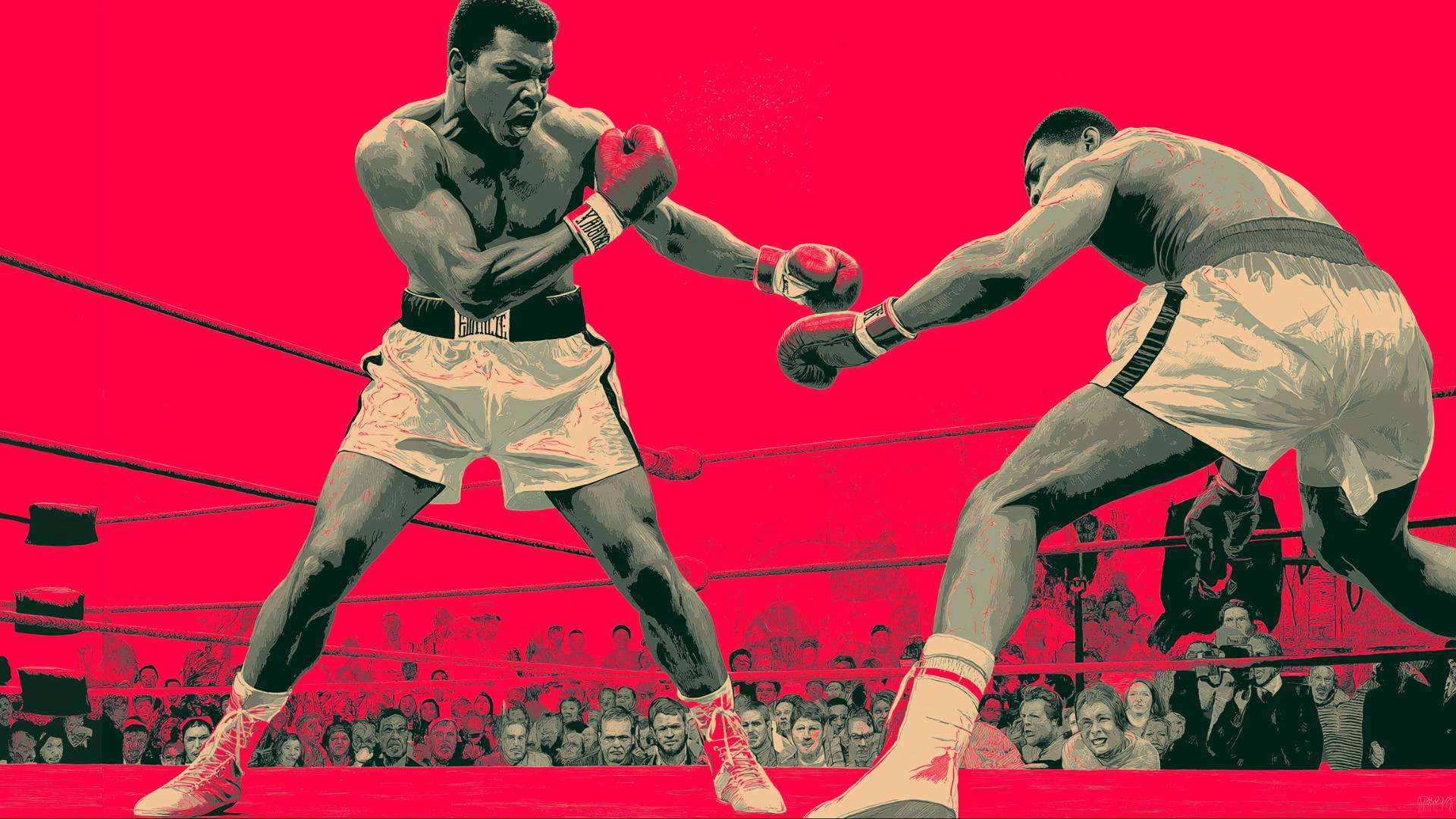 Boxing Match Graphic